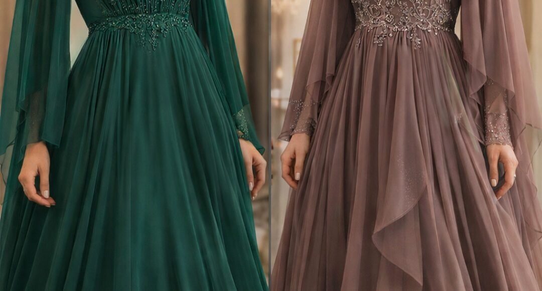 عودة فساتين السهرة المحتشمة : أناقة راقية بحضور لافت