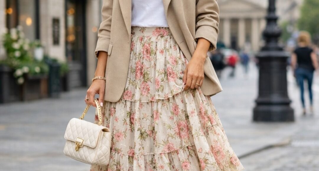 التنانير الطويلة تعود بقوة لتتصدر مشهد الموضة